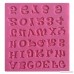 FLY Number And Letter Shape Silicone Mold DIY Cake Decoration Pink - B01DLHFVKC